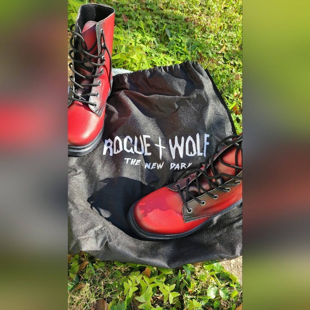 Rogue+Wolf Blood Red Boots